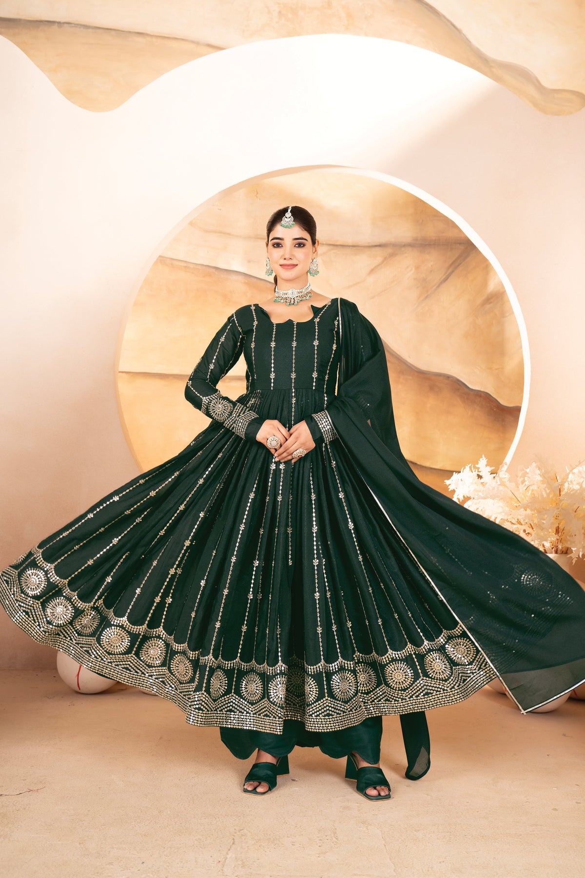 Gauri's New Trendy Anarkali Suit Set