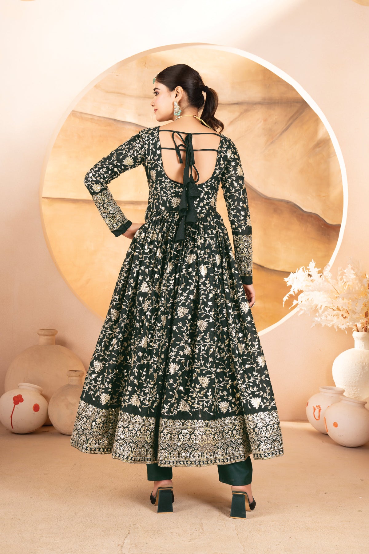 Ellie's Party Wear Anarkali Suit Set