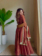 Mita Heavy Traditional Embroidered Koti Anarkali Suit Set