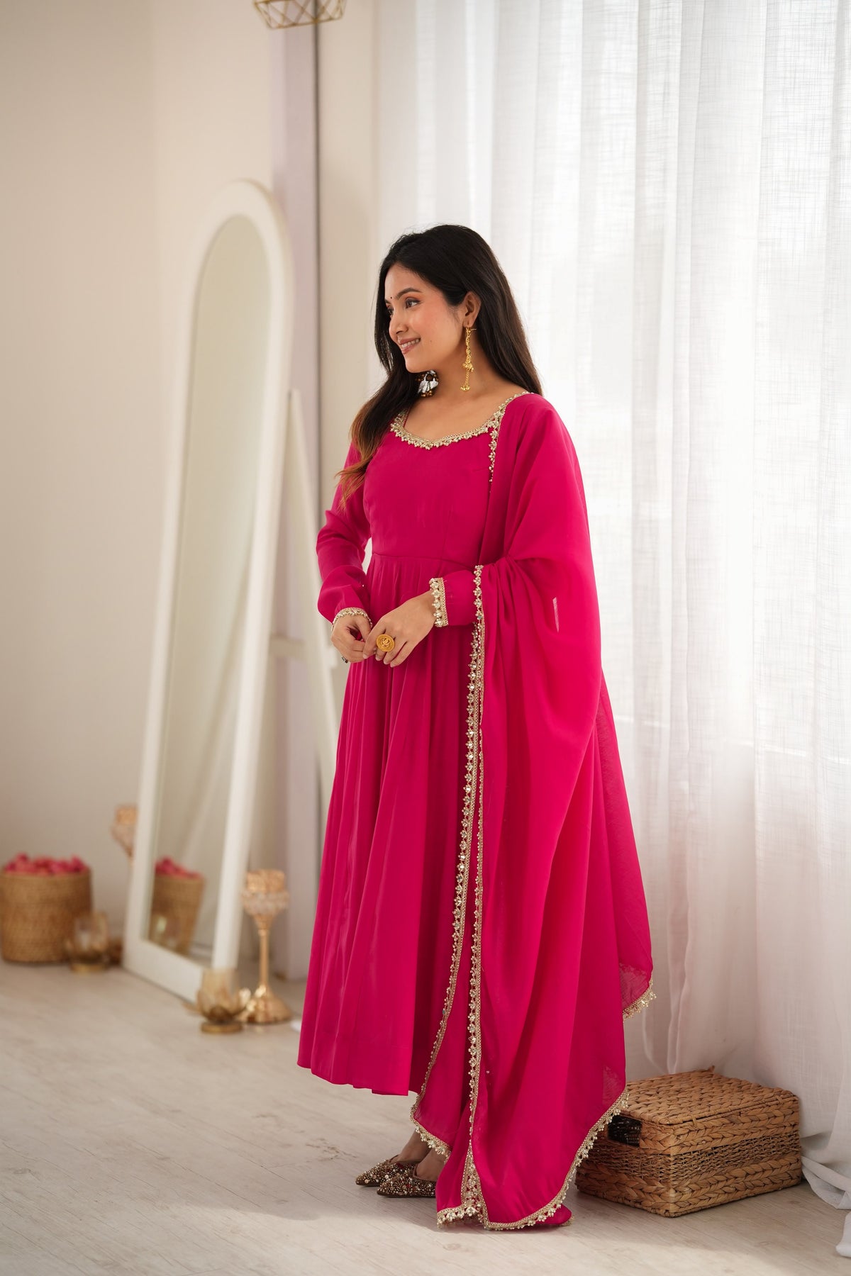 Ranipink Trendy Anarkali Suit Set