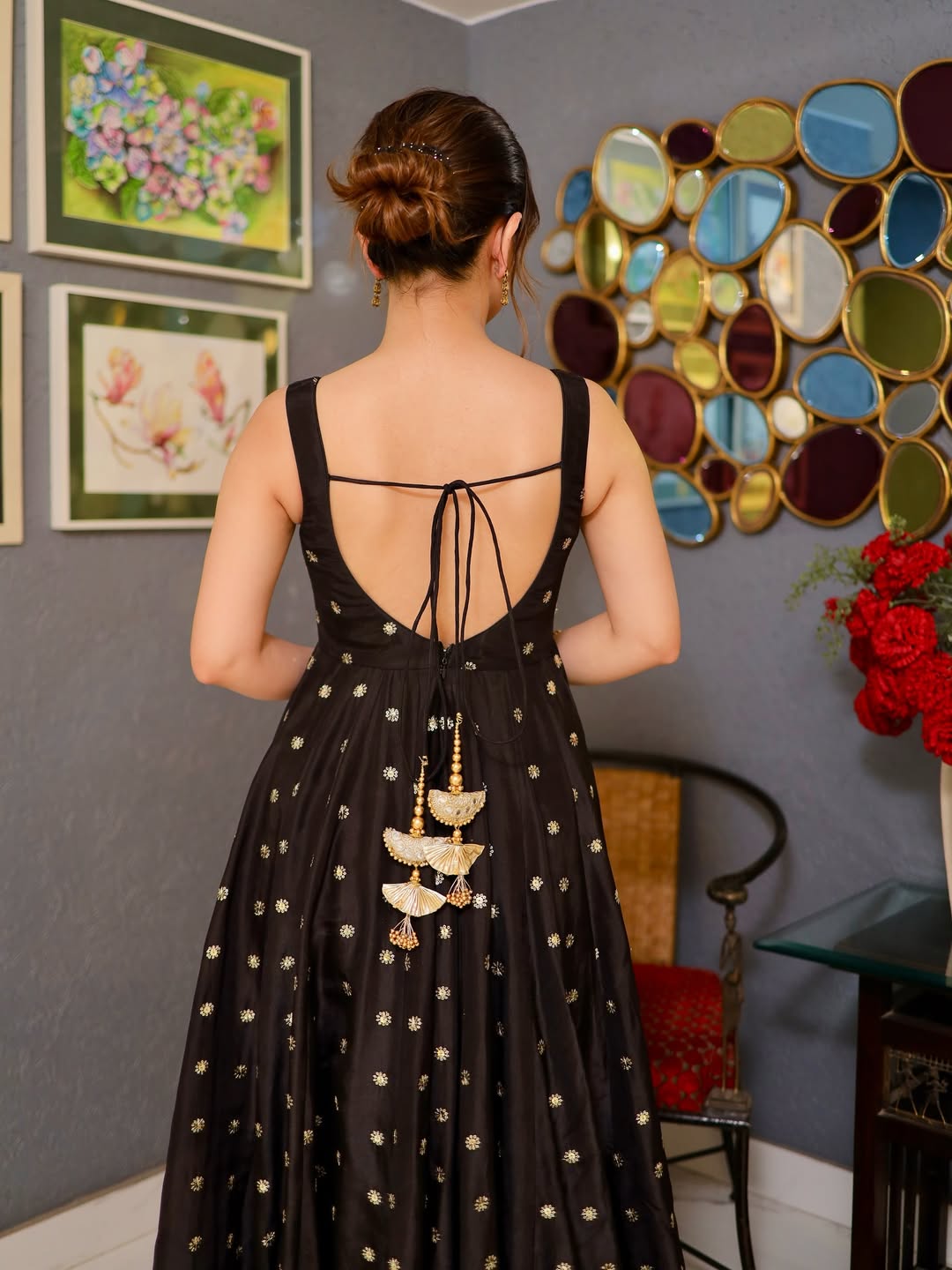 Aadhya Black Premium Royal Elegant Suit Set