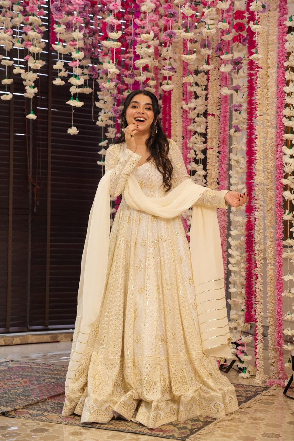 Madhvi Heavy Embroidered Maxi Set