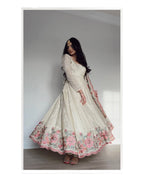Aarushi Heavy Pure Vichitra Silk Gown
