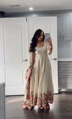 Aarushi Heavy Pure Vichitra Silk Gown