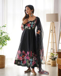 Madhuri's Ready To Wear Black Suit Set
