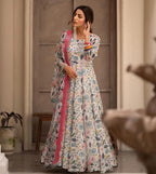 Heena's Printed Desiner Suit Set