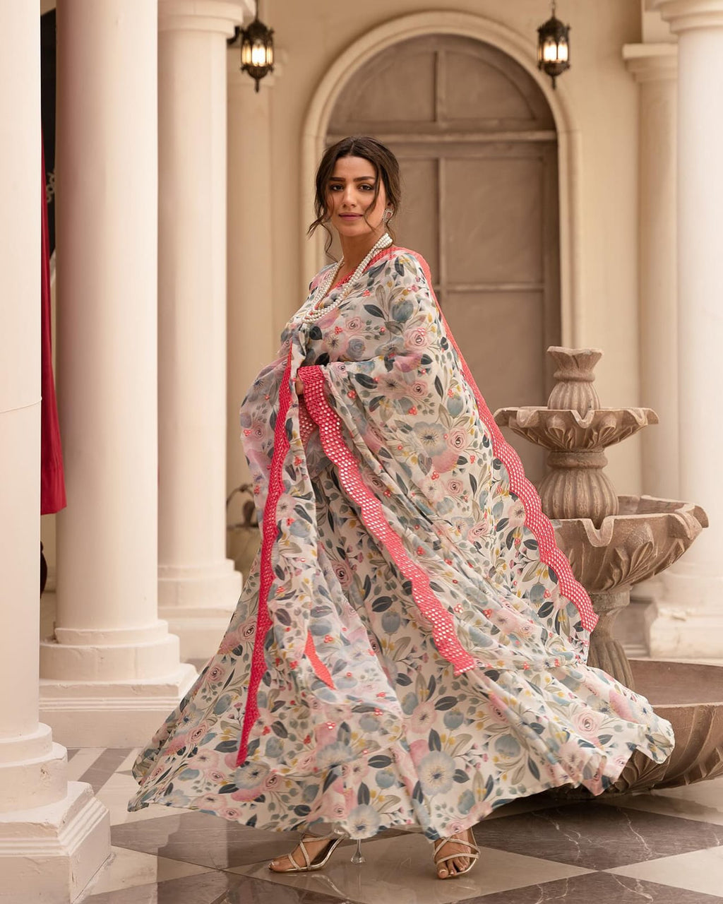 Heena's Printed Desiner Suit Set