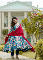 RADHIKA'S ANARKALI SUIT SET 6017