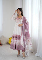 Jiyara Onionpink  Color Anarkali Suit Set