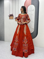 Premium Quality Heavy Traditional Crop Top with Shrug With Color
