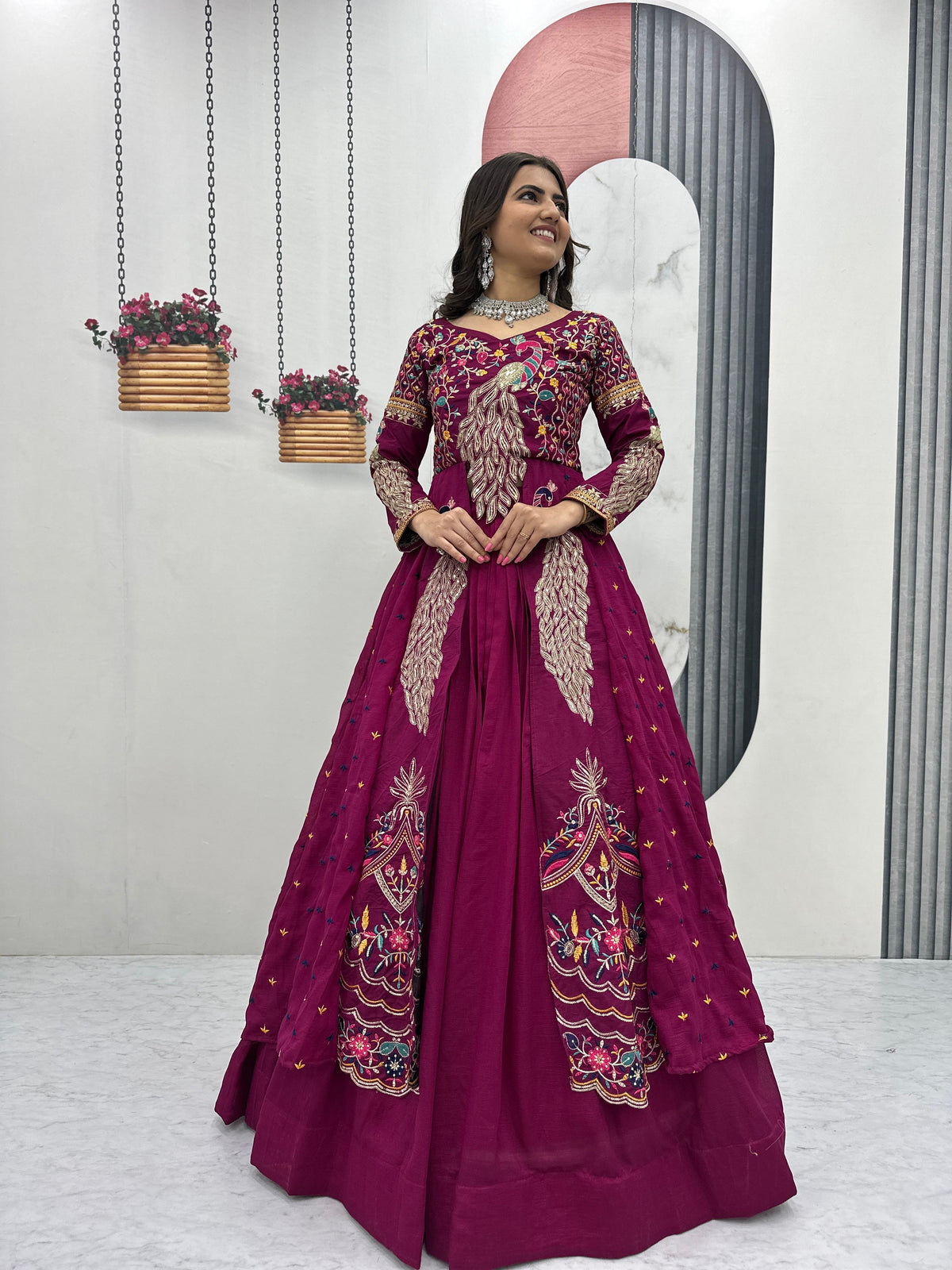 Premium Quality Heavy Traditional Crop Top with Shrug