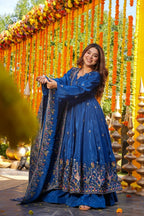 Aamani Floral Anarkali Anarkali Suit Set
