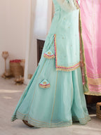 Kaumya Neon Elegant Sharara Suit Set