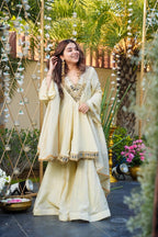 Kediya Inspired Heavy Real Mirror Work Palazzo Suit Set