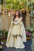 Kediya Inspired Heavy Real Mirror Work Palazzo Suit Set