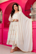 Premium Designer  Elegance Anarkali Suit Set
