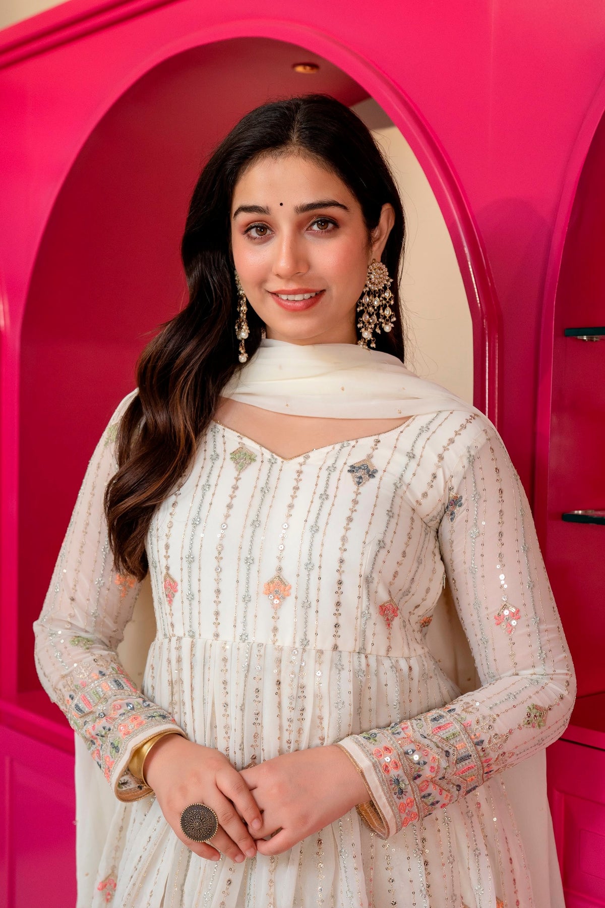 Premium Designer  Elegance Anarkali Suit Set
