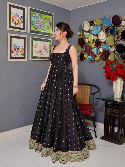 Aadhya Black Premium Royal Elegant Suit Set