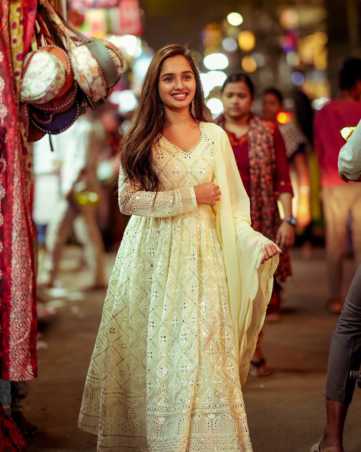Liksha's Lakhnavi Embroidered Suit Set