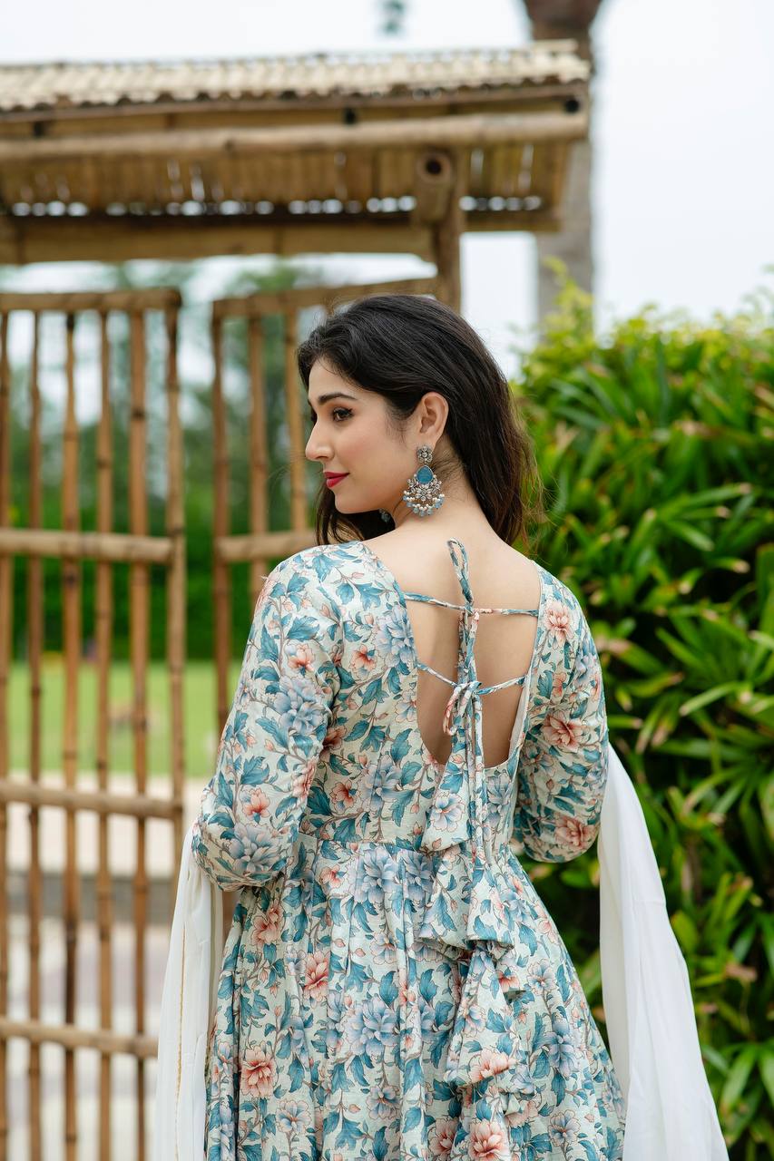 Ishika's Premium Anarkali Suit Set