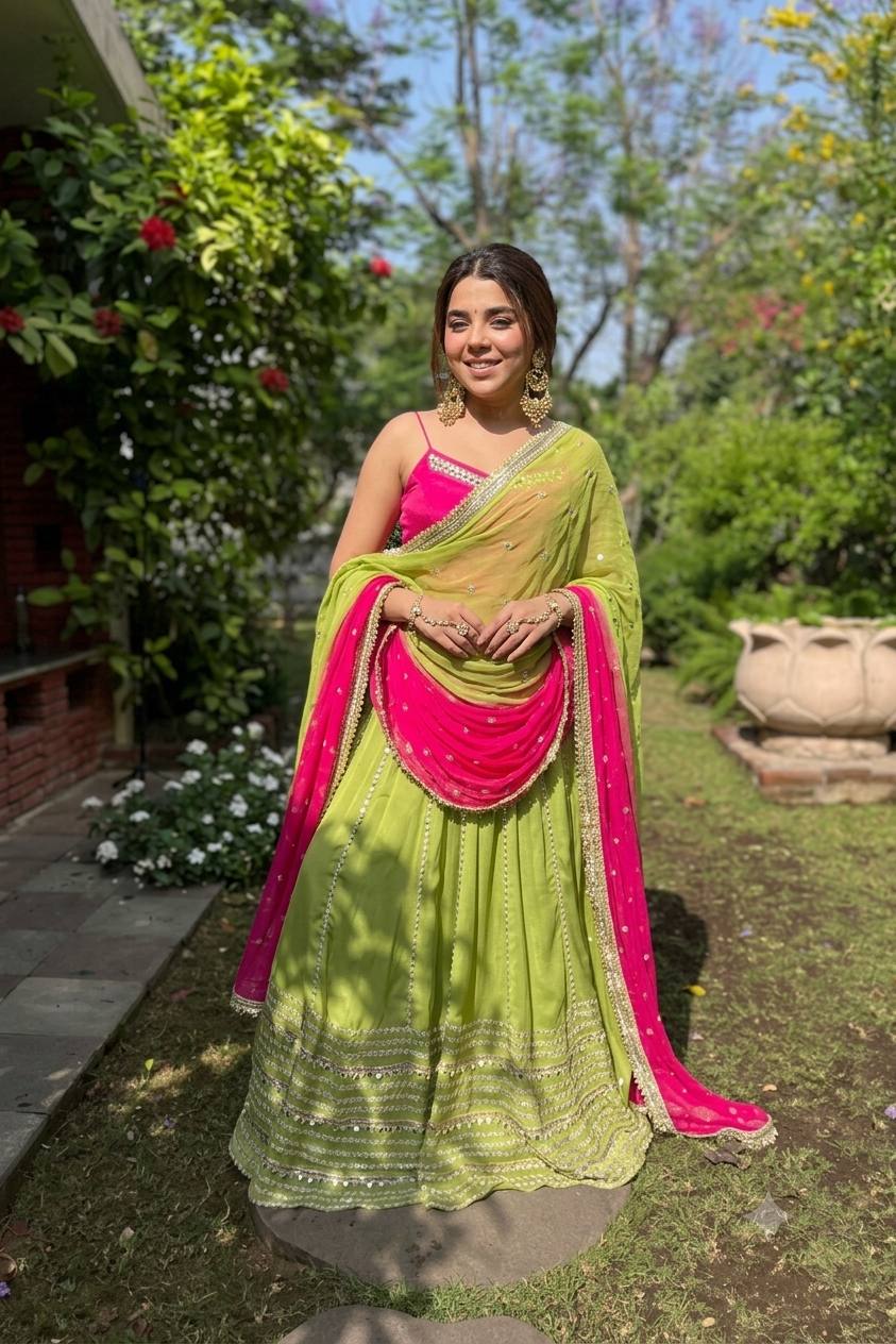 RANG-F-ROYALE BLOOMING LEHENGA SUIT SET