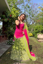 RANG-F-ROYALE BLOOMING LEHENGA SUIT SET