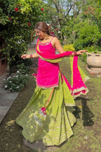 RANG-F-ROYALE BLOOMING LEHENGA SUIT SET