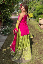 RANG-F-ROYALE BLOOMING LEHENGA SUIT SET
