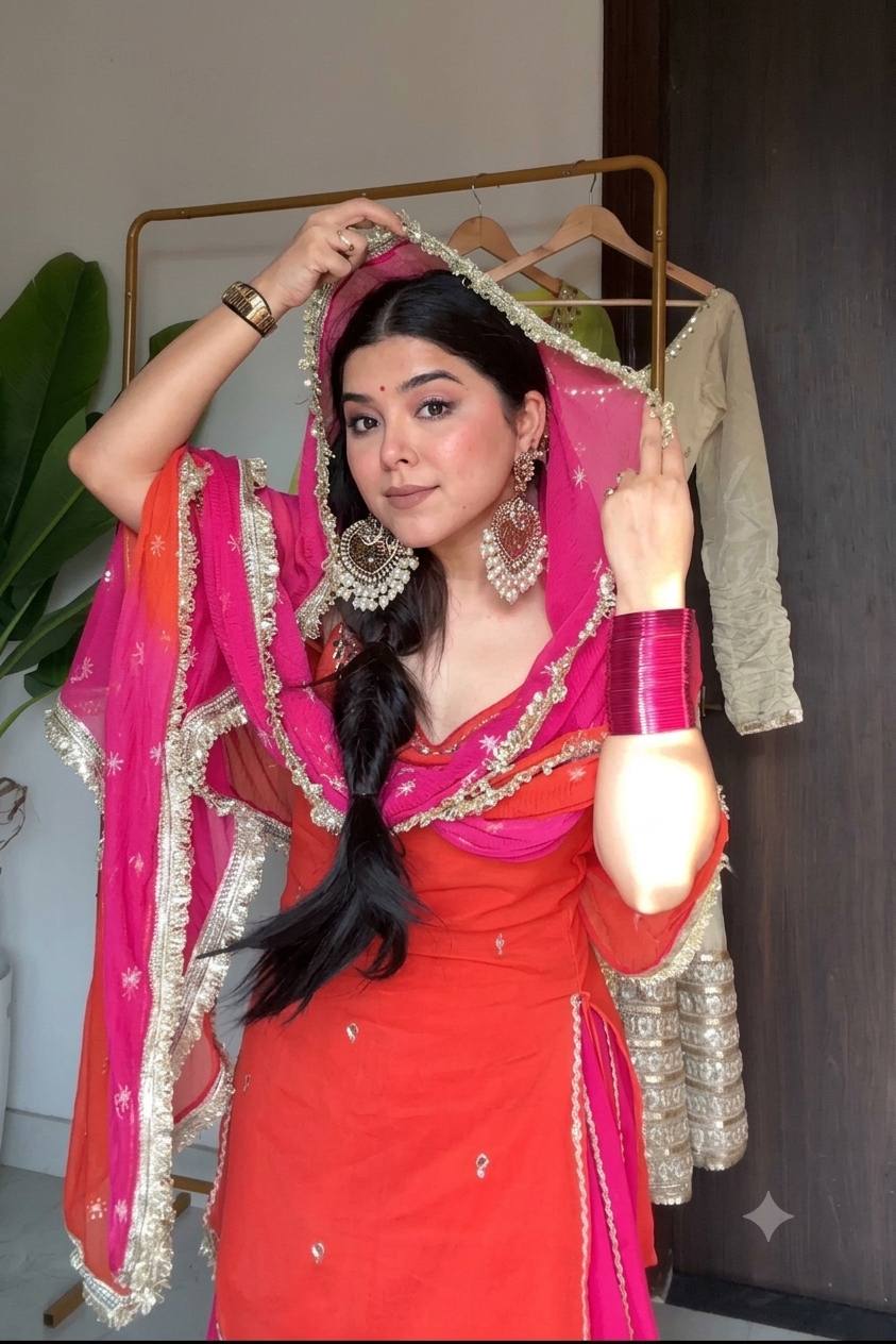 RANG-F-ROYALE BLOOMING LEHENGA SUIT SET