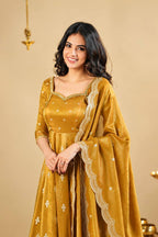 Myra cosmo Slit Anarkali Premium Suit Set