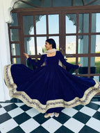 Premium Velvet Anarkali Suit Set