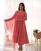 Saiyaara Premium Anarkali Suit Set