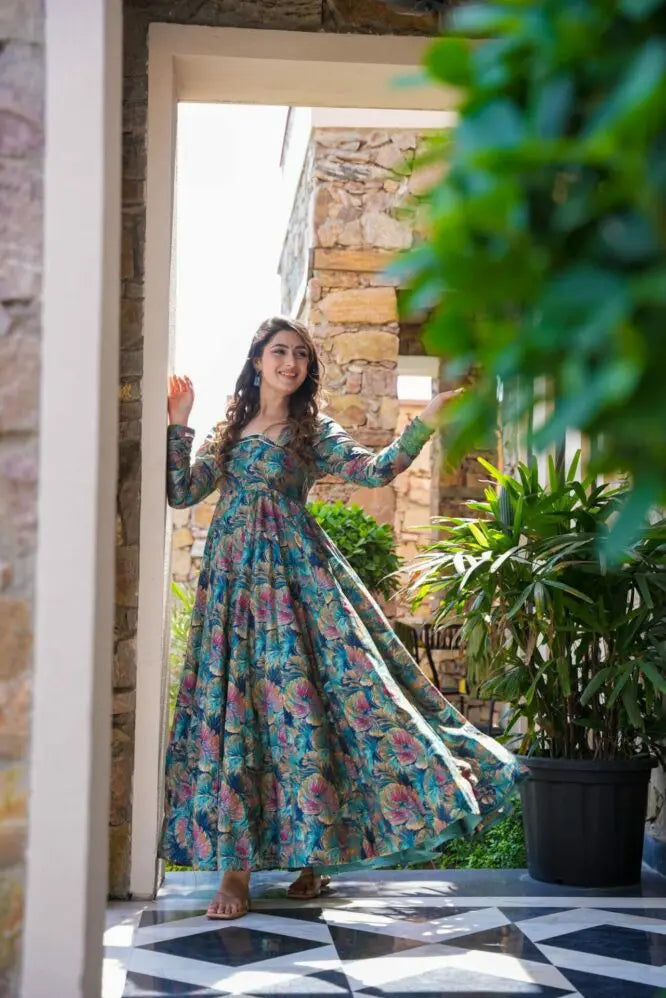 Nikita Premium Quality Maxi Anarkali Suit Set
